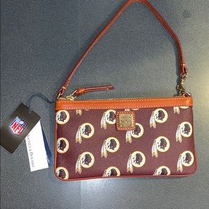 Dooney & Bourke - Large Slim Wristlet Redskins
